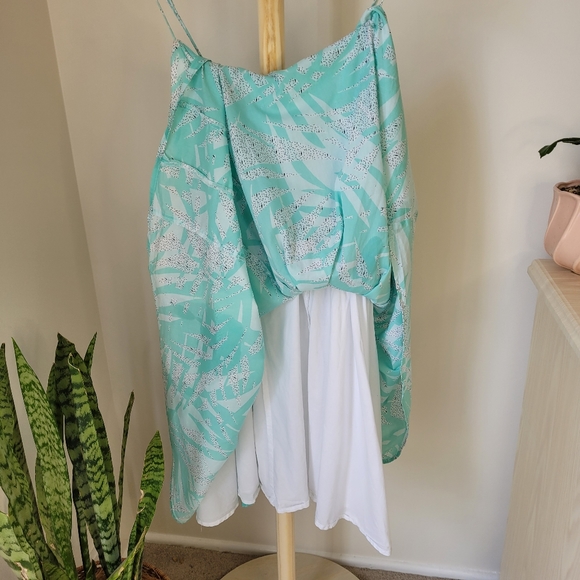 COUNTRY ROAD Size 10 Tropical Print Sun Dress - Picture 7 of 12